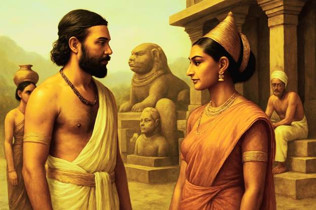 A person and person in ancient egyptian clothing

AI-generated content may be incorrect.