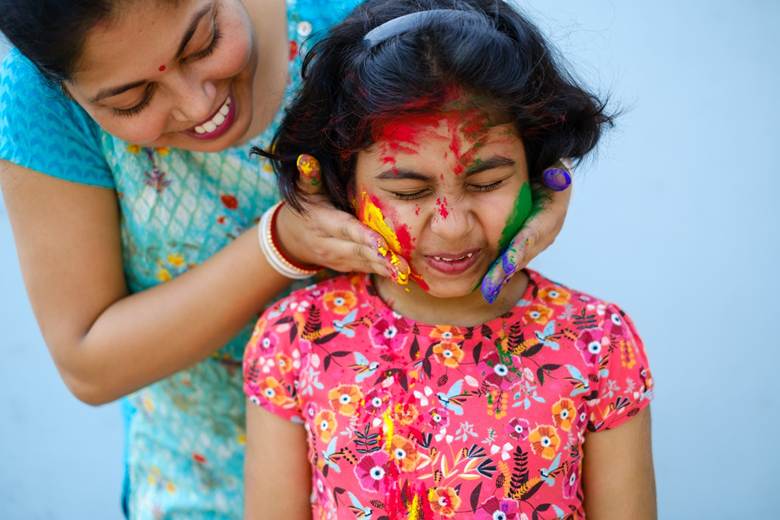 Holi festival celebration